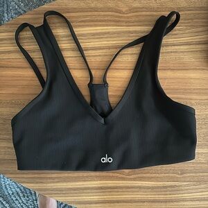 All Yoga sports Bra Ribbed Black M